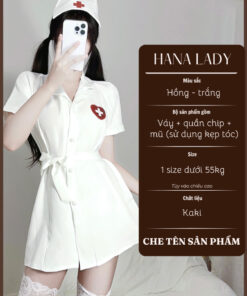 Đồ Ngủ Cosplay - Set Váy Hóa Trang Cô Y Tá Xinh Đẹp Ngọt Ngào Quyến Rũ CP333 10