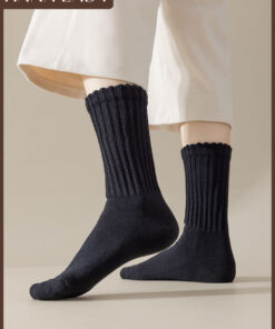 Set 5 Đôi Tất Vớ Nam Nữ Cổ Cao Dệt Kim Phối Gân Mềm Co Giãn TV061 3 Set 5 Đôi Tất Vớ Nam Nữ Cổ Cao Dệt Kim Phối Gân Mềm Co Giãn TV061 11