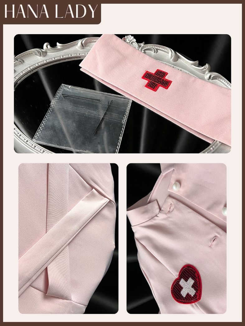 Đồ Ngủ Cosplay - Set Váy Hóa Trang Cô Y Tá Xinh Đẹp Ngọt Ngào Quyến Rũ CP333 13