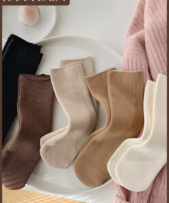 Set 5 Đôi Tất Vớ Cổ Cao Chất Cotton Lót Lông Nỉ Dày Dặn Giữ Nhiệt Mùa Đông TV062 6 Set 5 Đôi Tất Vớ Cổ Cao Chất Cotton Lót Lông Nỉ Dày Dặn Giữ Nhiệt Mùa Đông TV062 13