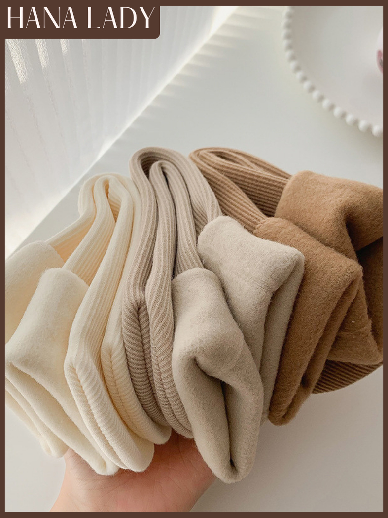 Set 5 Đôi Tất Vớ Cổ Cao Chất Cotton Lót Lông Nỉ Dày Dặn Giữ Nhiệt Mùa Đông TV062 9 Set 5 Đôi Tất Vớ Cổ Cao Chất Cotton Lót Lông Nỉ Dày Dặn Giữ Nhiệt Mùa Đông TV062 16