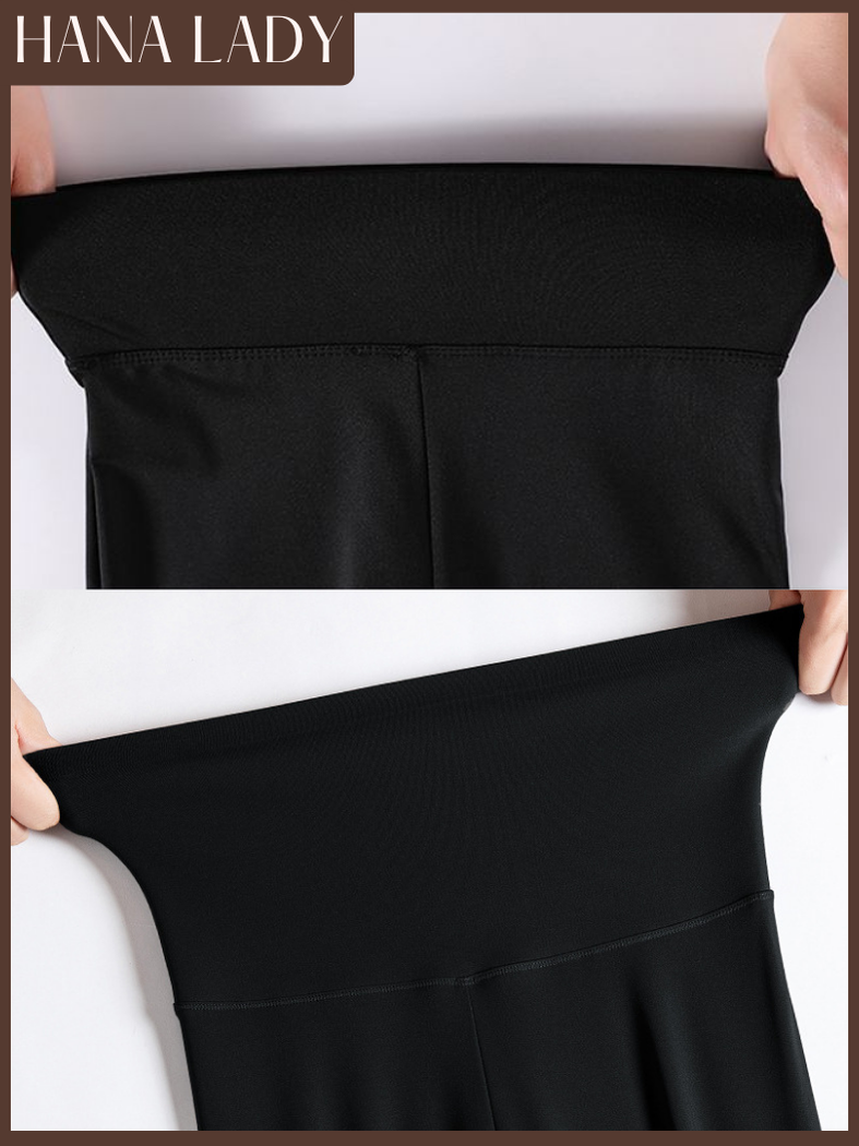 Quần Legging Dáng Dài Cạp Cao Tôn Dáng Chất Su Mềm Mát Ôm Sát Q02 17