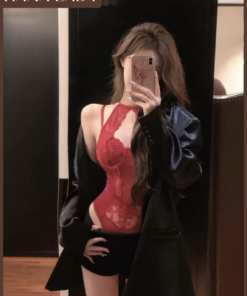 Bodysuit Ren Hoa - Áo Liền Thân Có Gọng Cổ Yếm Chất Ren Phong Cách Retro VN670 4 Bodysuit Ren Hoa - Áo Liền Thân Có Gọng Cổ Yếm Chất Ren Phong Cách Retro VN670 11