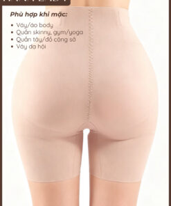 Quần Độn Mông Và Hông Chất Su Thoáng Mát, Quần Lót Cạp Cao Định Hình Eo Nâng Vòng 3 14