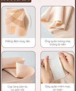 Quần Độn Hông Nâng Mông Thon Gọn Bụng - Quần Định Hình Chất Su Thoáng Khí Mặc Đồ Ôm Body Không Lộ Viền QL039 13