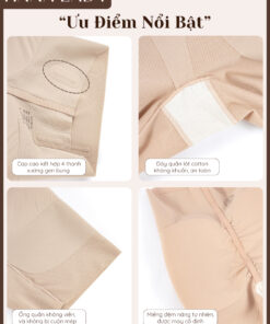 Quần Độn Mông Và Hông Chất Su Thoáng Mát, Quần Lót Cạp Cao Định Hình Eo Nâng Vòng 3 13