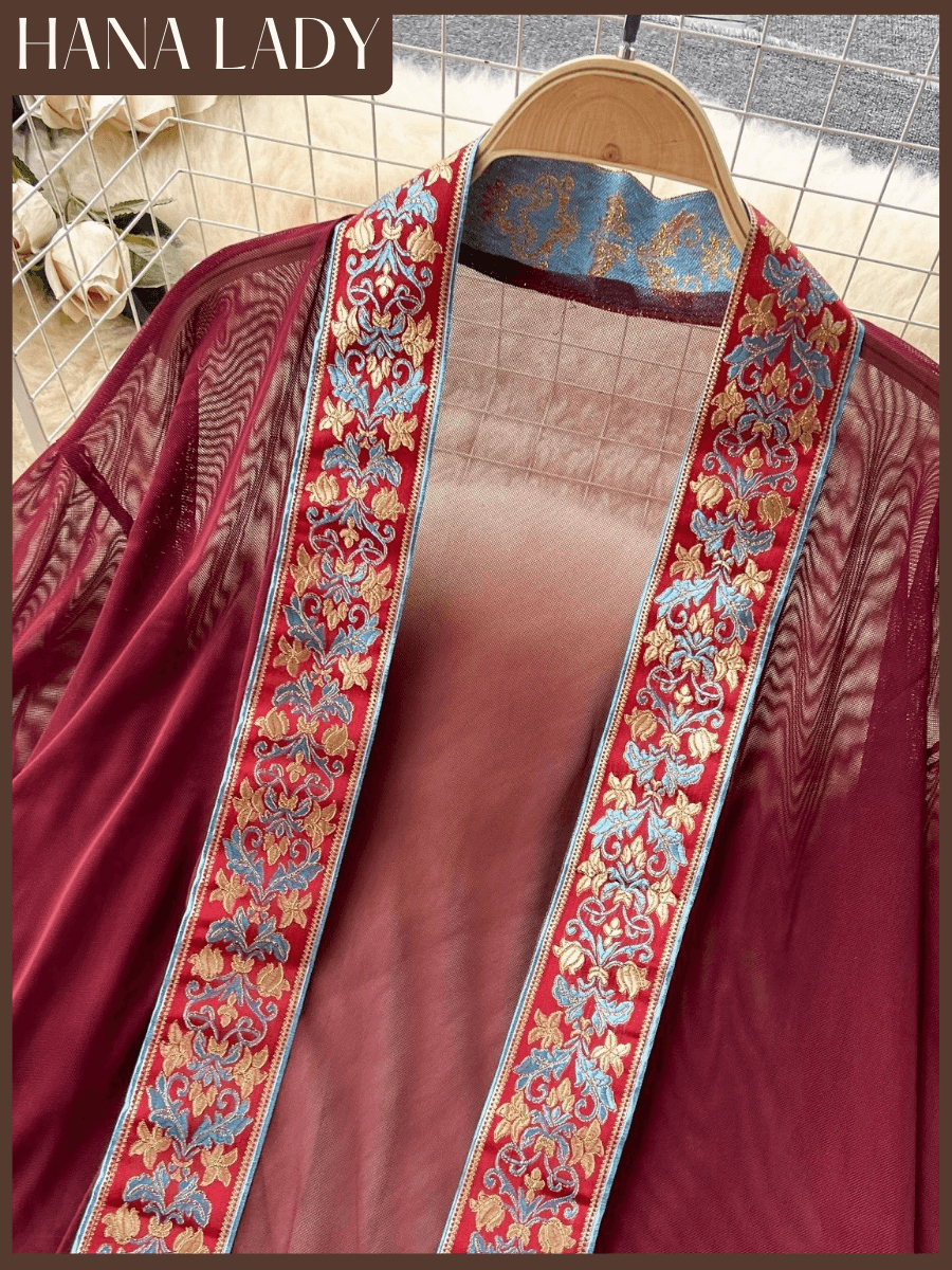 Đồ Ngủ Cosplay Phong Cách Trung Hoa - Váy Ngủ Hóa Trang Kèm Áo Choàng CP332 5 Đồ Ngủ Cosplay Phong Cách Trung Hoa - Váy Ngủ Hóa Trang Kèm Áo Choàng CP332 9