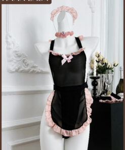 Đồ Ngủ Cosplay - Váy Ngủ Kiểu Tạp Dề Kèm Phụ Kiện Dễ Thương CP338 5