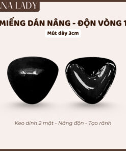 Miếng Dán Nâng Độn Vòng 1 Thiết Kế Tam Giác Keo 2 Mặt Dày 3CM, Miếng Lót Độn Tạo Rãnh V1 Tái Sử Dụng Nhiều Lần DT061 11