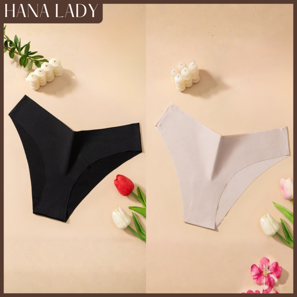 Quần Lót Su Đúc Liền Mạch Không Đường May - Quần Lót Nữ Cạp Chéo Chữ V Tàng Hình Thoáng Khí QL042 14