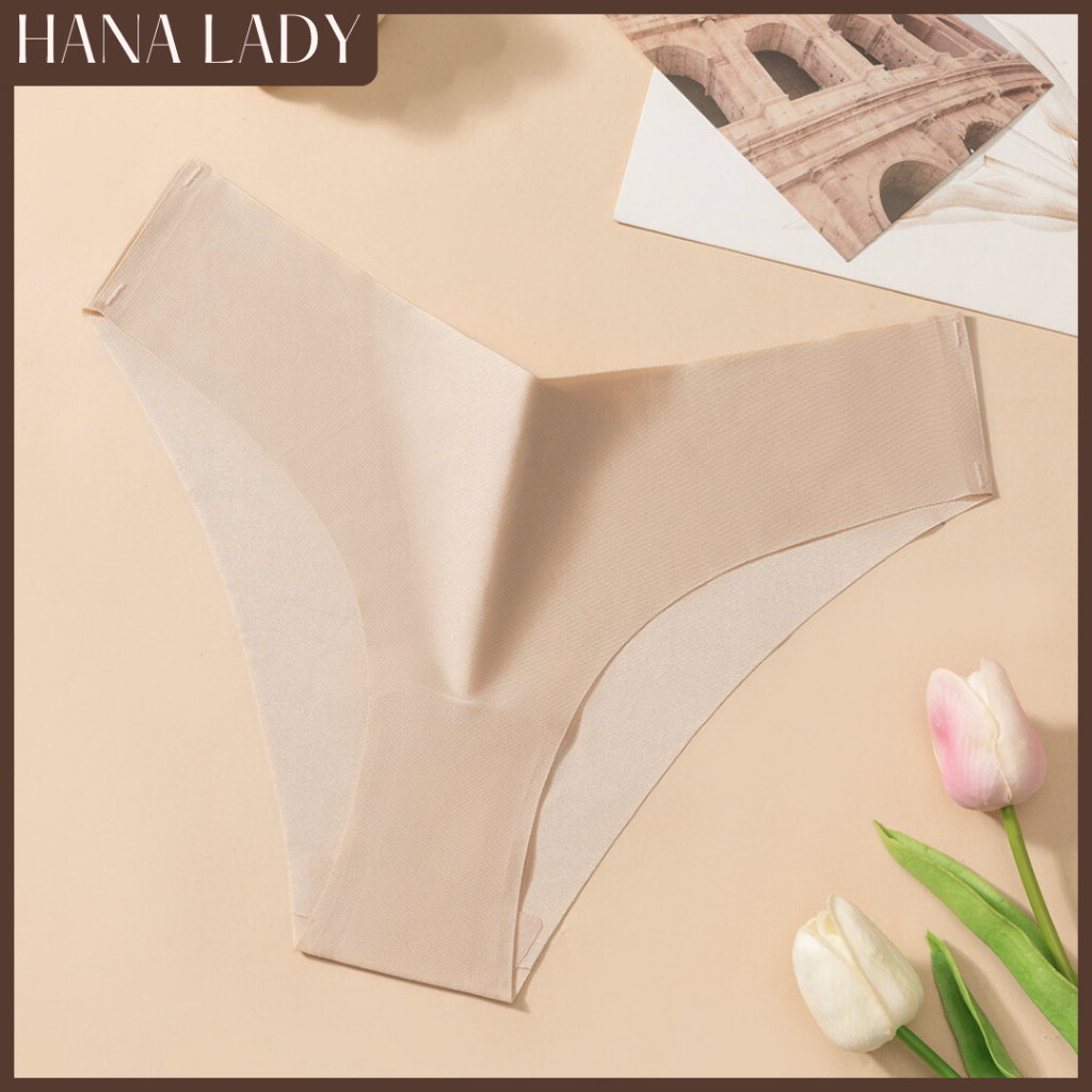 SKU-03-1 Quần Da Quần Lót Su Đúc Liền Mạch Không Đường May - Quần Lót Nữ Cạp Chéo Chữ V Tàng Hình Thoáng Khí QL042 8