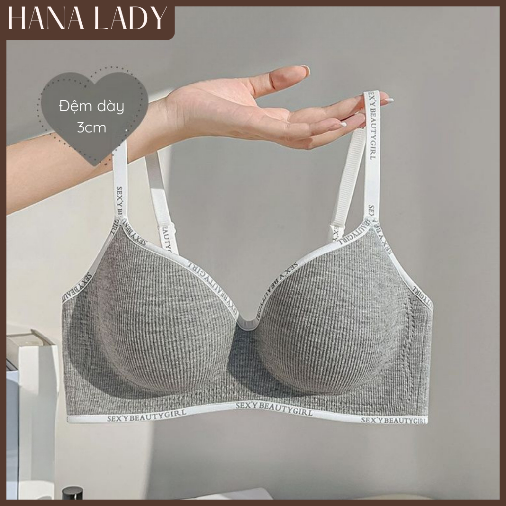 Áo Ngực Cotton Mút Độn 3cm Nâng Ngực Tạo Khe Không Gọng Mềm Mại Thoải Mái AL031 20