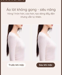 Áo Ngực Cotton Mút Độn 3cm Nâng Ngực Tạo Khe Không Gọng Mềm Mại Thoải Mái AL031 16