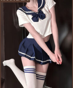 Đồ Ngủ CosPlay Nữ Sinh - Set Trang Phục Hóa Trang Thủy Thủ Dễ Thương CP336 9