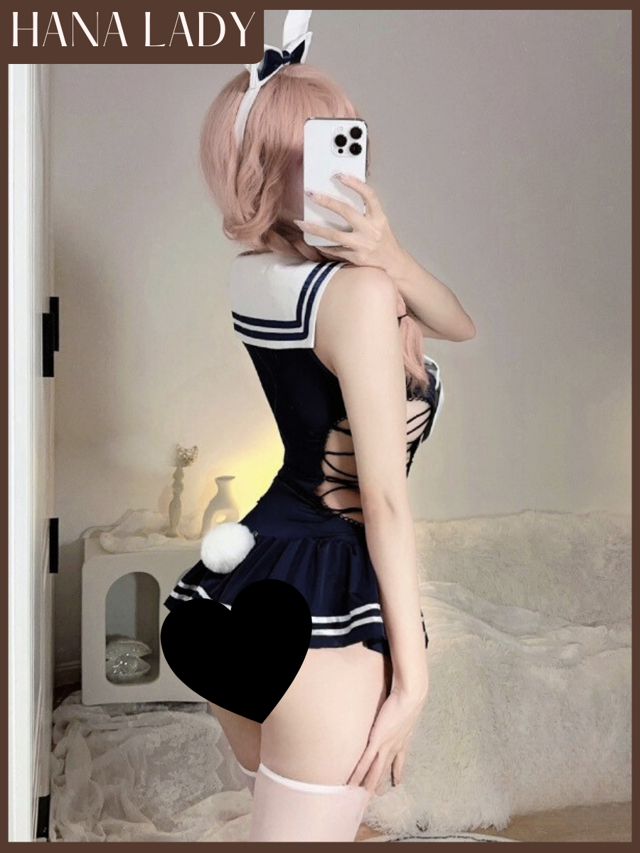 主图-04 Đồ Ngủ Cosplay Thủy Thủ - Set Bộ Ngủ Hóa Trang Nàng Thỏ Ngọc Đáng Yêu CP334 4
