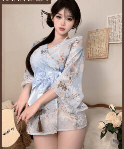 Đồ Ngủ Cosplay - Set Đồ Ngủ Kimono Hoa Anh Đào Dễ Thương Ngọt Ngào CP335 2 Đồ Ngủ Cosplay - Set Đồ Ngủ Kimono Hoa Anh Đào Dễ Thương Ngọt Ngào CP335 6