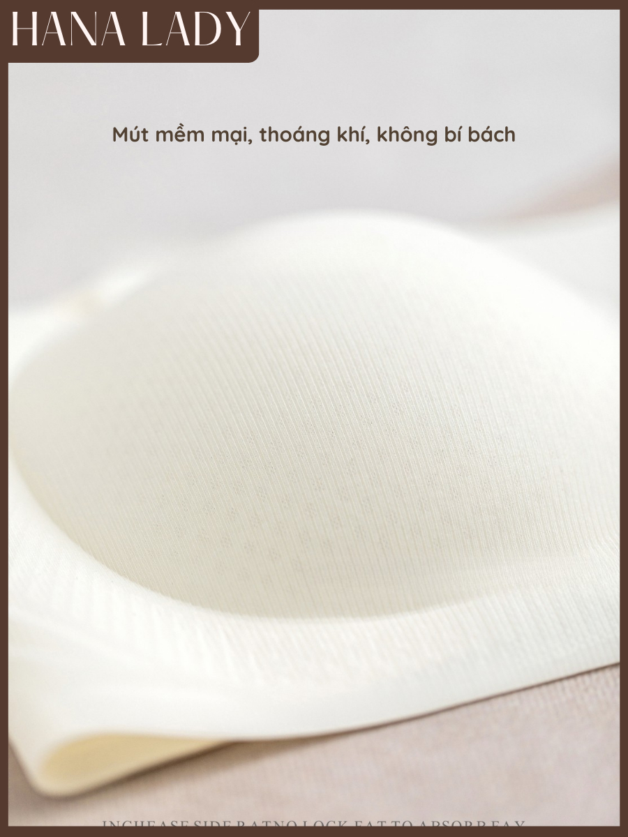 o Bra Nữ - Áo Lót Cup Ngang Không Gọng Nâng Vòng 1 Gom Quả Chống Xệ Mút Mỏng Nhẹ Thoáng Khí Kèm Dây AL034 17