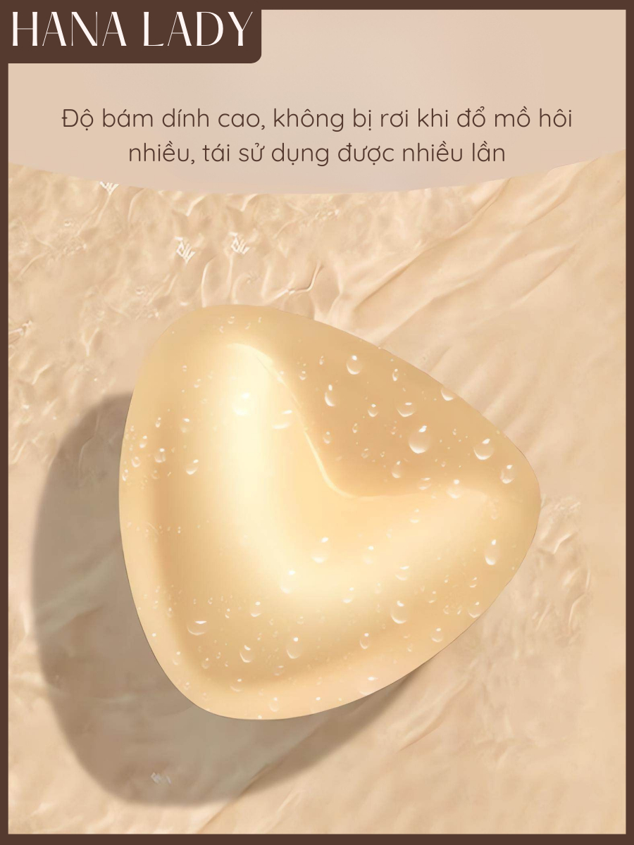 Miếng Dán Nâng Độn Vòng 1 Thiết Kế Tam Giác Keo 2 Mặt Dày 3CM, Miếng Lót Độn Tạo Rãnh V1 Tái Sử Dụng Nhiều Lần DT061 12