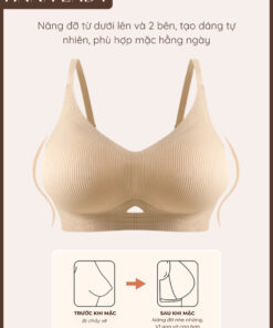 Áo Ngực Nữ - Áo Bra Su Mềm Mỏng Không Gọng Mút Dày 3CM Không Lộ Viền Gom Quả Chống Xệ AL032 5 Áo Ngực Nữ - Áo Bra Su Mềm Mỏng Không Gọng Mút Dày 3CM Không Lộ Viền Gom Quả Chống Xệ AL032 13