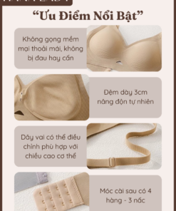 Áo Ngực Nữ - Áo Bra Su Mềm Mỏng Không Gọng Mút Dày 3CM Không Lộ Viền Gom Quả Chống Xệ AL032 3 Áo Ngực Nữ - Áo Bra Su Mềm Mỏng Không Gọng Mút Dày 3CM Không Lộ Viền Gom Quả Chống Xệ AL032 11