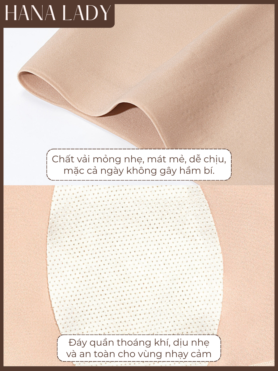 Quần Su Độn Hông Và Mông Mút Cố Định - Quần Lót Bảo Hộ Nâng Độn Tự Nhiên Không Lộ Viền Thoáng Khí QL043 16