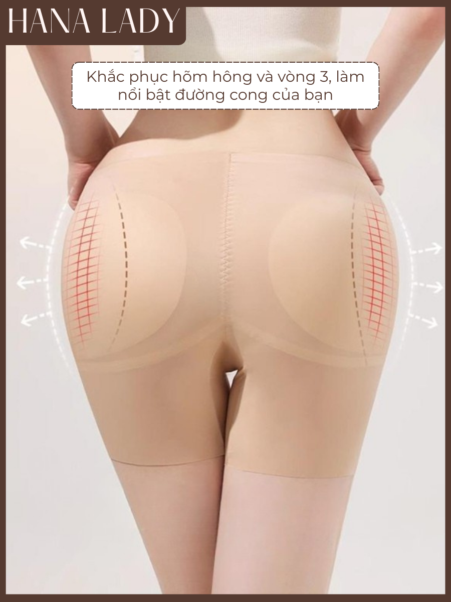 Quần Su Độn Hông Và Mông Mút Cố Định - Quần Lót Bảo Hộ Nâng Độn Tự Nhiên Không Lộ Viền Thoáng Khí QL043 17