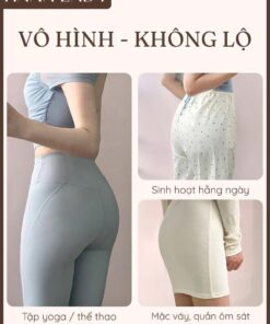Quần Lót Su Chống Lộ Chữ V Không Viền Tàng Hình Su Đúc Mềm Mịn Mặc Quần Ôm Legging Tập Gym Yoga HanaLady - QL045 11