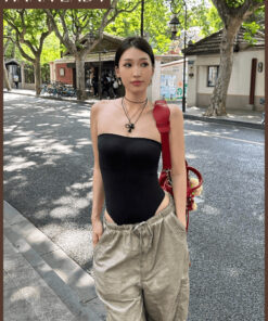 Áo Bodysuit Định Hình Tạo Thắt Eo Dạng Quây, Áo Ống Liền Mạch Định Hình Cơ Thể SH05 10