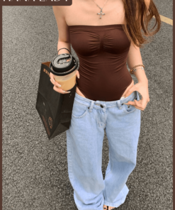 Áo Bodysuit Định Hình Tạo Thắt Eo Dạng Quây, Áo Ống Liền Mạch Định Hình Cơ Thể SH05 13