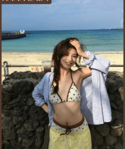 Bikini 2 Mảnh Đi Biển Màu Vàng Phối Nâu Tây, Set Đồ Bơi Quần Cạp Thấp Họa Tiết Ngôi Sao Hottrend HanaLady - BN182 6 Bikini 2 Mảnh Đi Biển Màu Vàng Phối Nâu Tây, Set Đồ Bơi Quần Cạp Thấp Họa Tiết Ngôi Sao Hottrend HanaLady - BN182 12