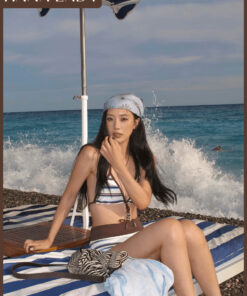 Bikini 2 Mảnh Đi Biển Quần Cạp Thấp, Set Đồ Bơi Họa Tiết Kẻ Sọc Ngang Tone Nâu Retro HanaLady - BN181 5 Bikini 2 Mảnh Đi Biển Quần Cạp Thấp, Set Đồ Bơi Họa Tiết Kẻ Sọc Ngang Tone Nâu Retro HanaLady - BN181 13