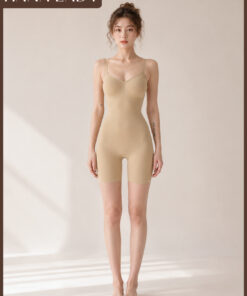 Bodysuit 2 Dây Gen Bụng Ôm Sát Tôn Dáng HanaLady - Jumpsuit Shapewear Nữ Co Giãn Thoáng Khí SH09 10