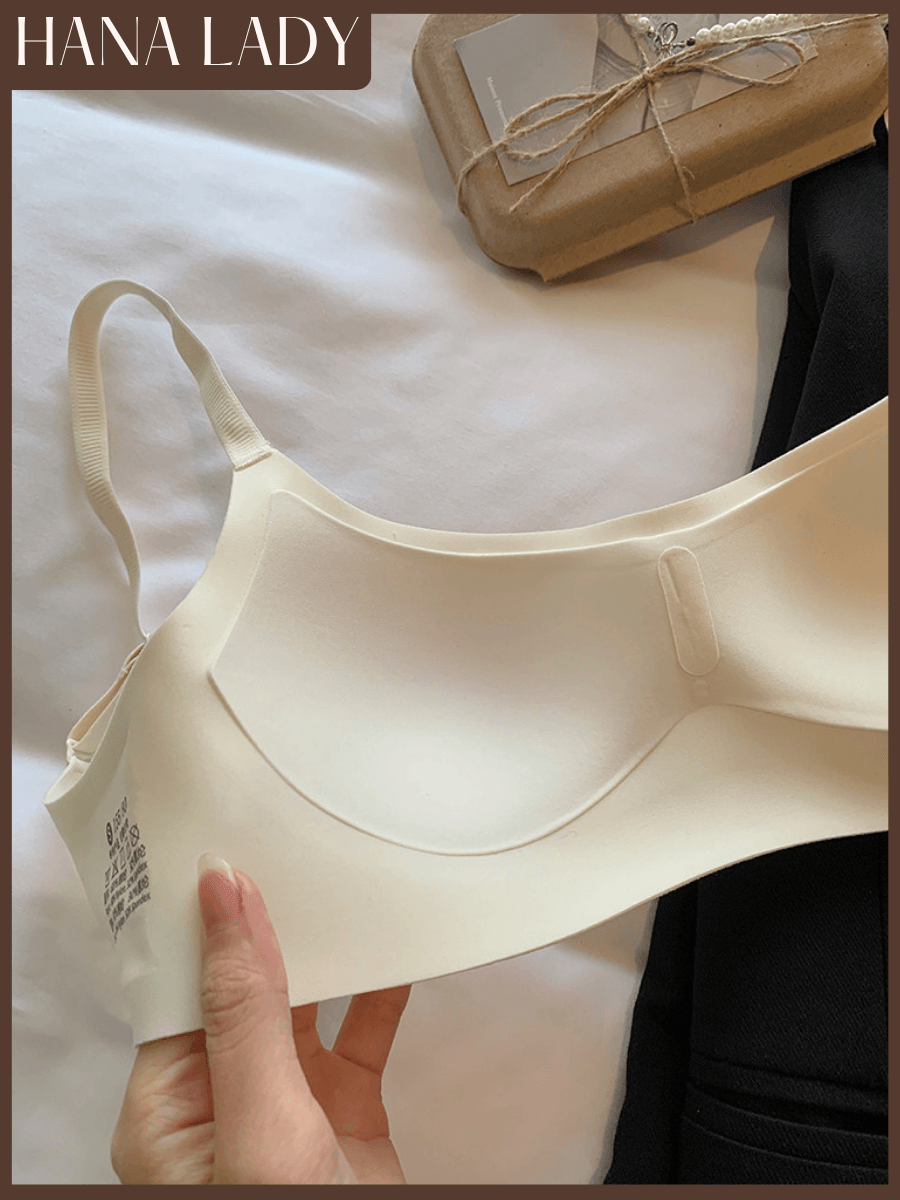 Áo Lót Su Không Gọng Cup Ngang HANALADY, Áo Bra Nữ Mút Mỏng Thoáng Mát Nâng Vòng 1 Gom Quả Chống Xệ AL041 17