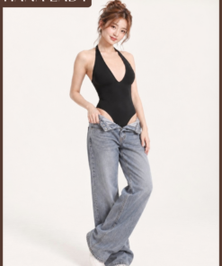 Bodysuit Định Hình HANALADY, Áo Định Hình Cổ Khoét Sâu Mặc Được Nhiều Kiểu Tặng Kèm Dây Vai, Siết Eo Tôn Dáng SH04 12