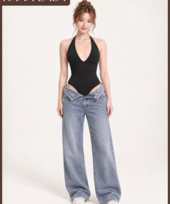 Bodysuit Định Hình HANALADY, Áo Định Hình Cổ Khoét Sâu Mặc Được Nhiều Kiểu Tặng Kèm Dây Vai, Siết Eo Tôn Dáng SH04 11