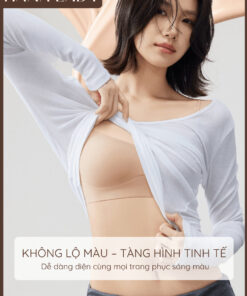 Áo Lót Su Không Gọng Cup Ngang HANALADY, Áo Bra Nữ Mút Mỏng Thoáng Mát Nâng Vòng 1 Gom Quả Chống Xệ AL041 11